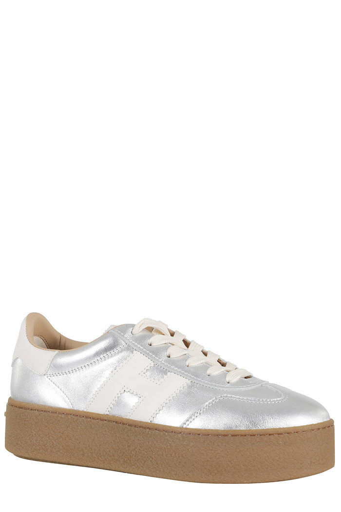 Allacciato H Metallic Pelle; Suola: Gomma Calzature
