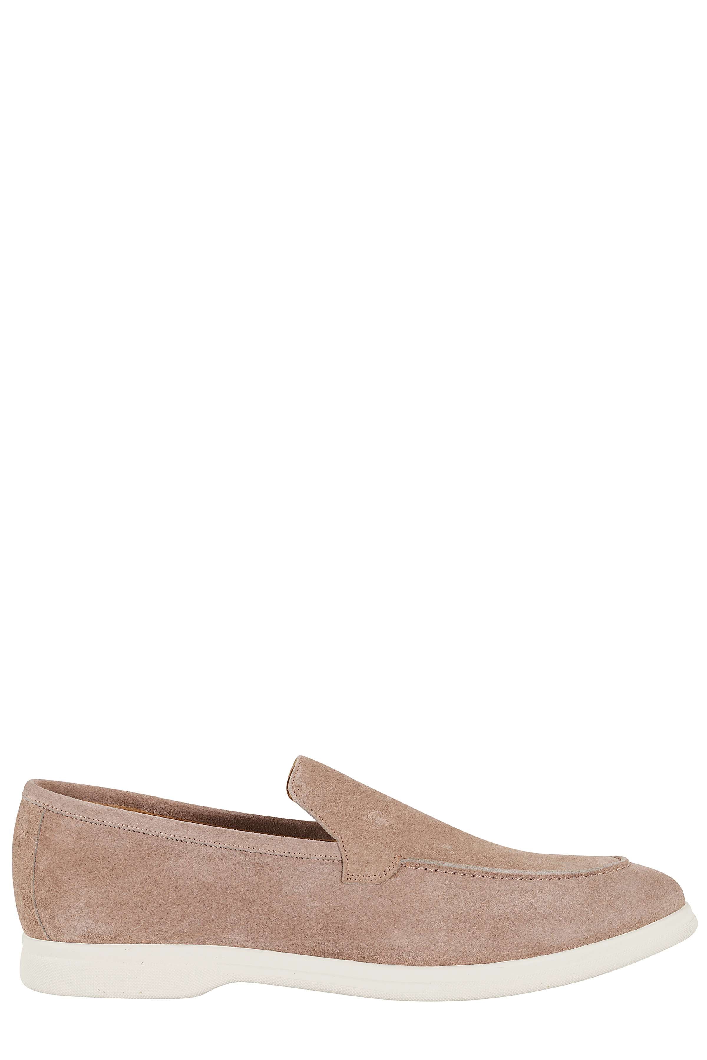 Mocassino Suede Brown Calf Leather Calzature