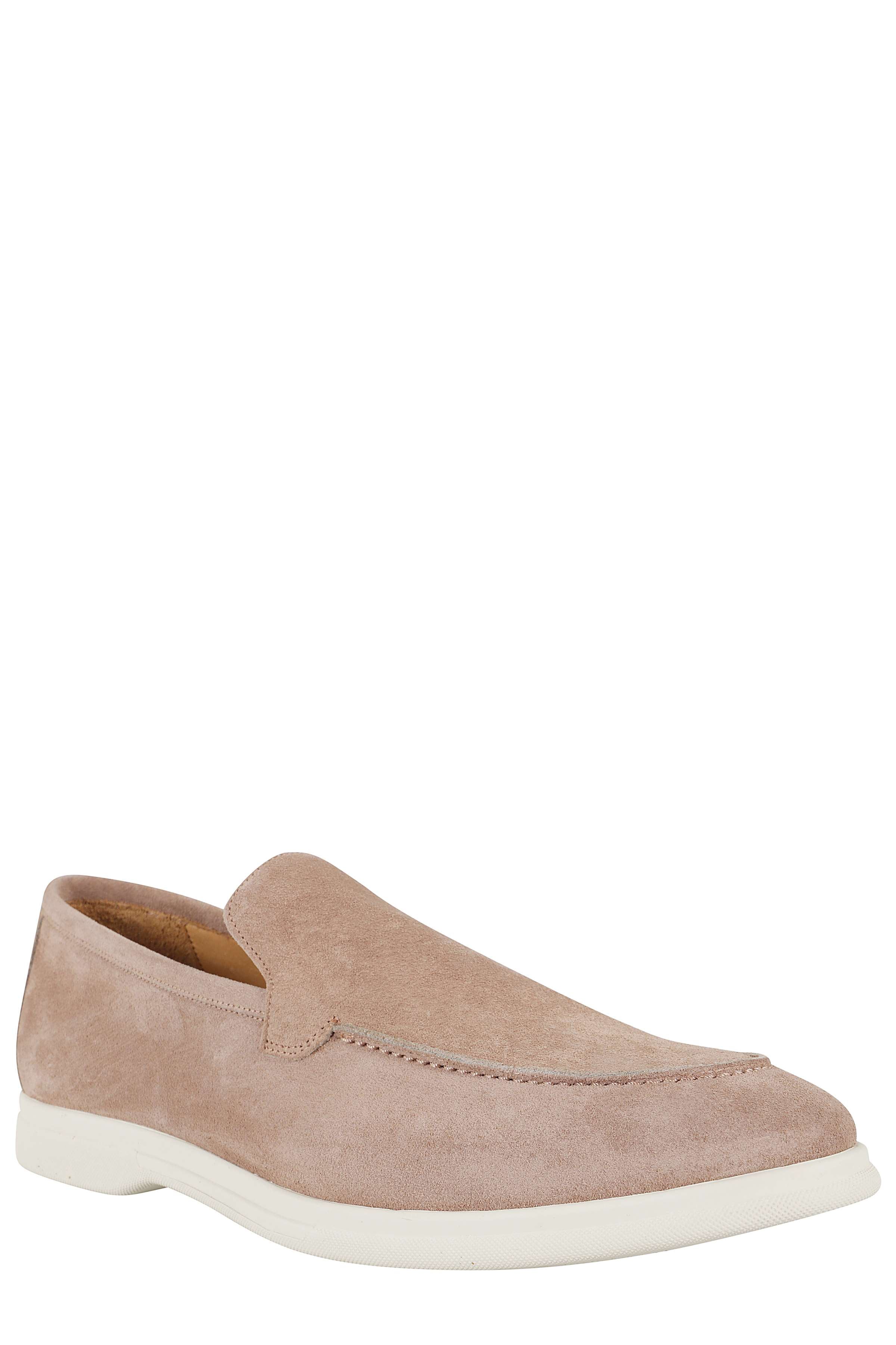 Mocassino Suede Brown Calf Leather Calzature