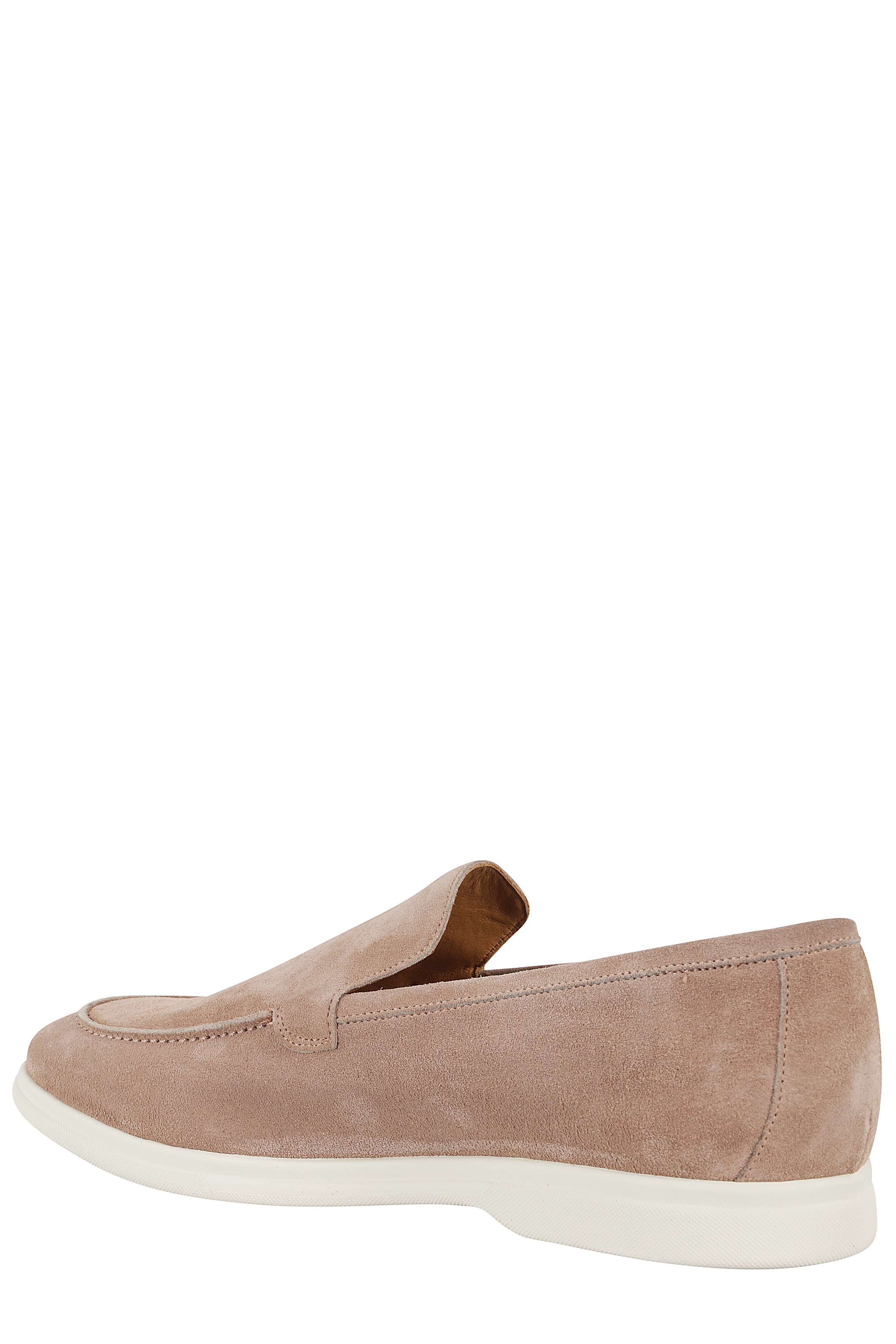 Mocassino Suede Brown Calf Leather Calzature