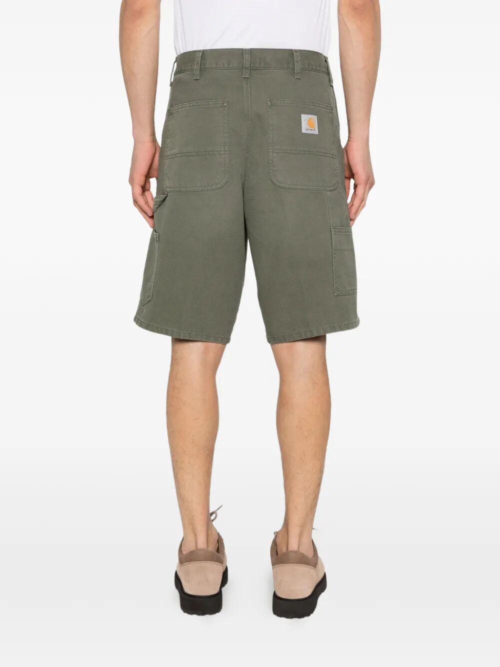 Single Knee Short Green Pant