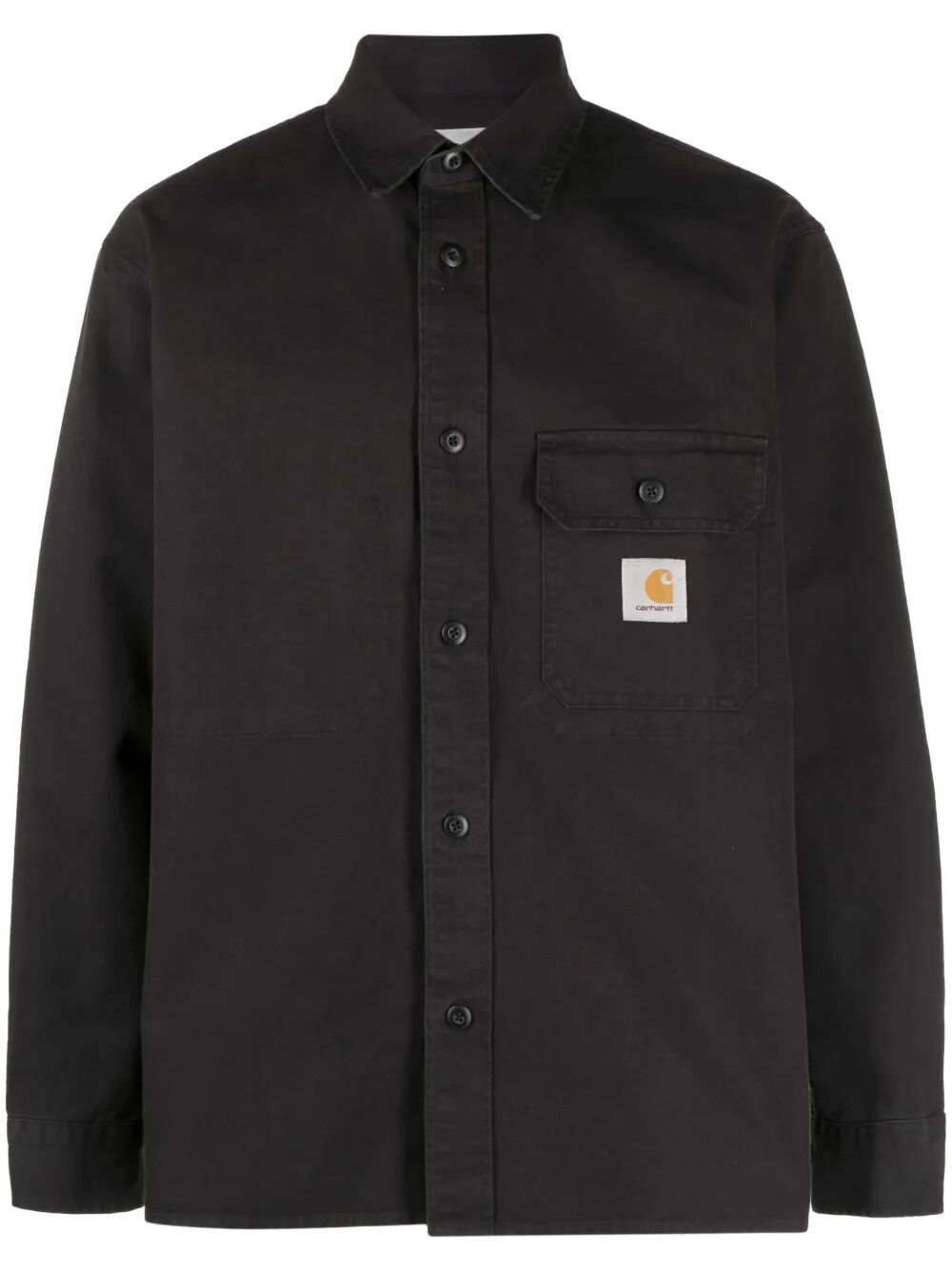 Reno Shirt Jac Black Cotton Drill
