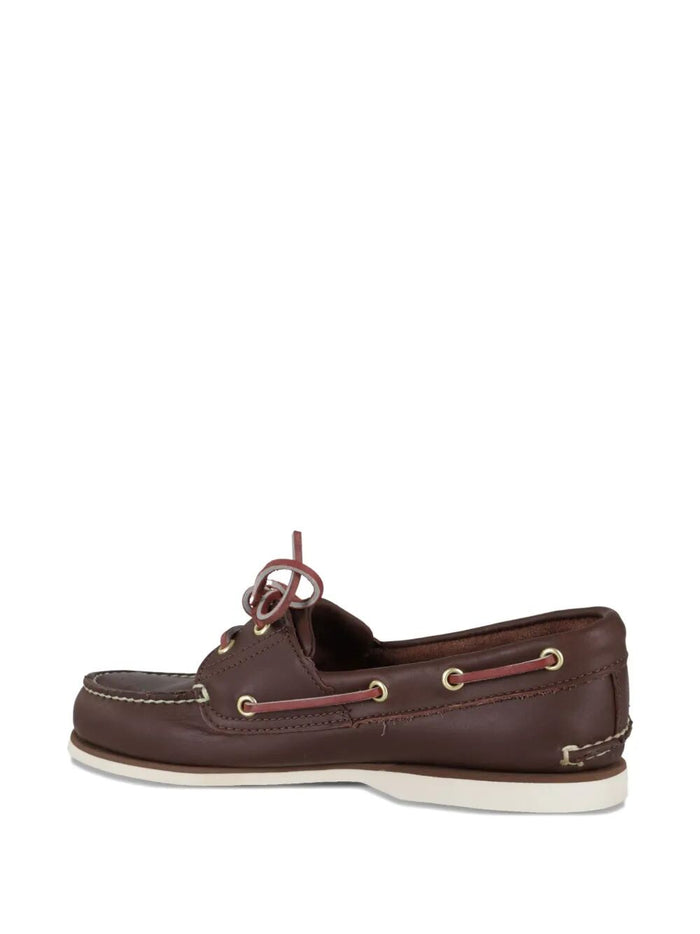 Classic Boat Shoe Brown Leather