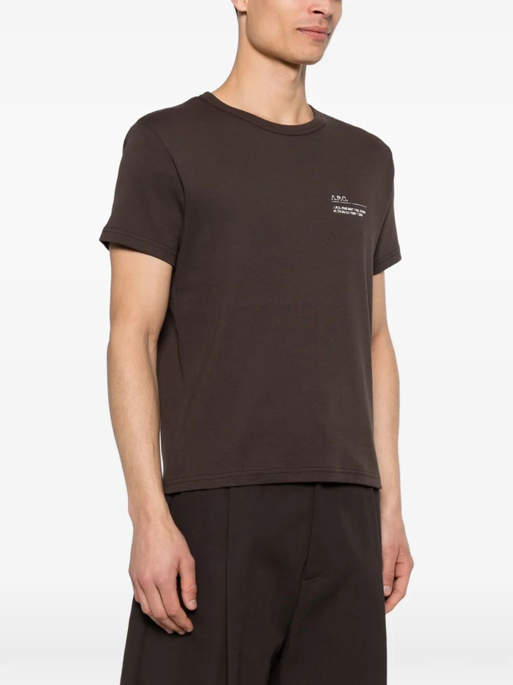 T-Shirt Niclas Brown Coton Tshirt