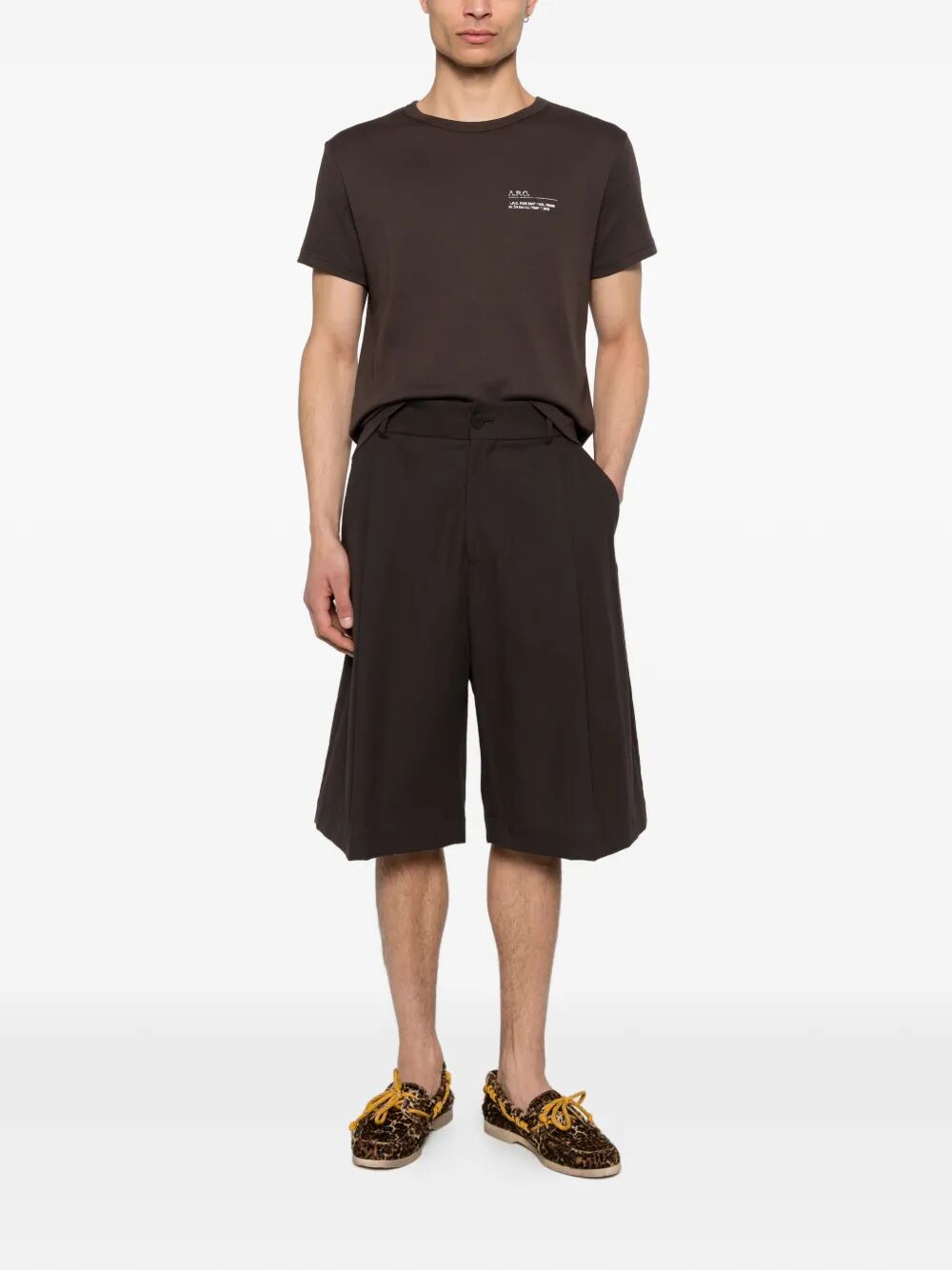 T-Shirt Niclas Brown Coton Tshirt