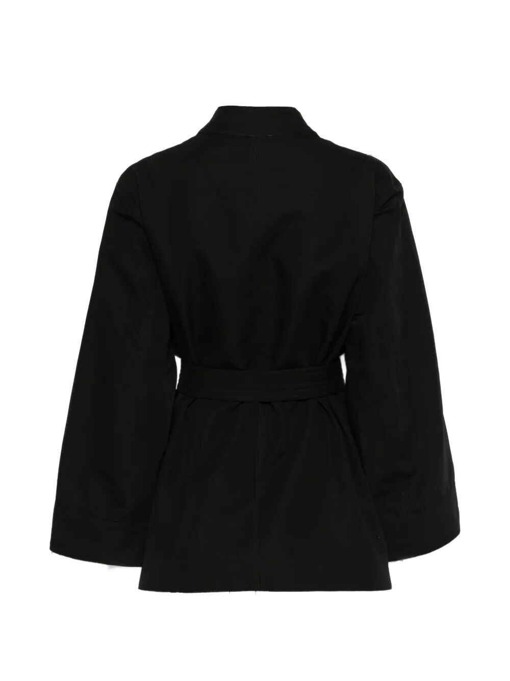 Ines Black Coton Biologique Lin Shirt