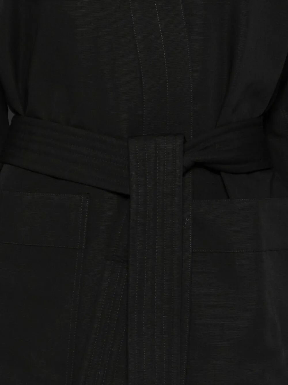 Ines Black Coton Biologique Lin Shirt