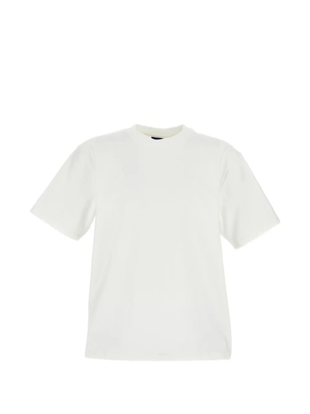 Blue Tab Relaxed Tee White Cotton Tshirt