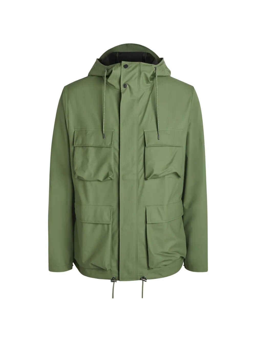 Pocket Jacket Green Pu-lining Pl