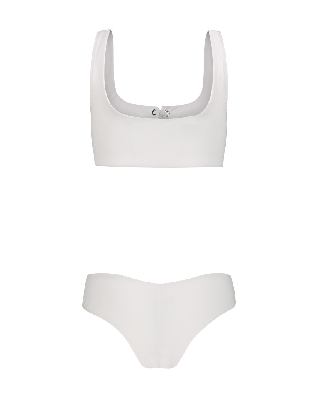 Costume White Polyamide Elastan