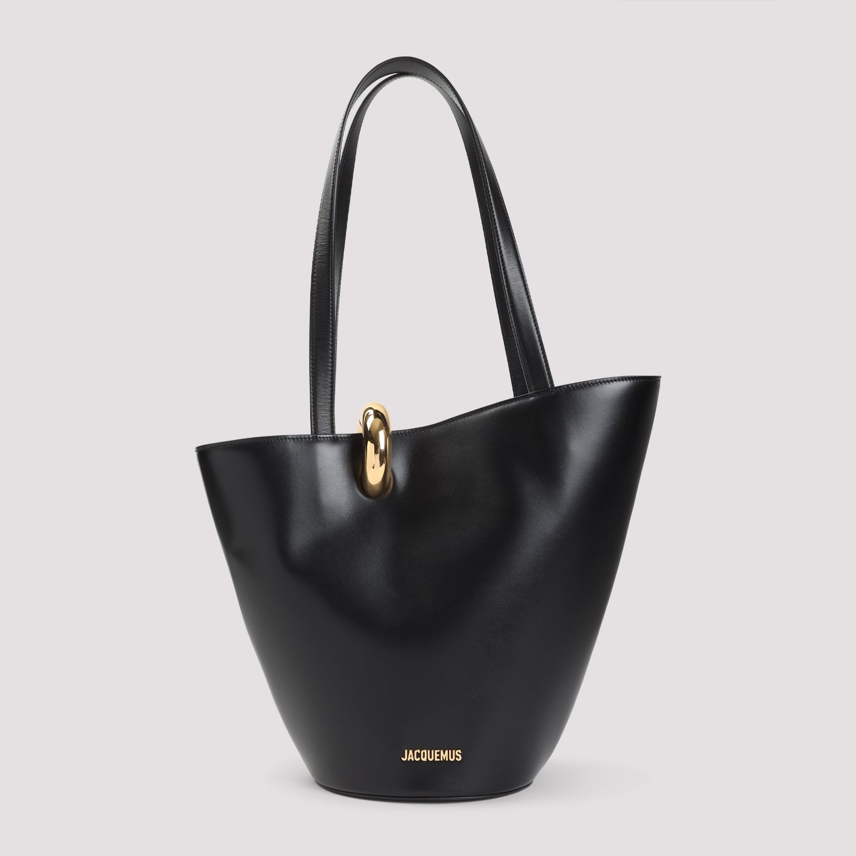La Bambola Moyen Handbag Black Calf Leather Bag
