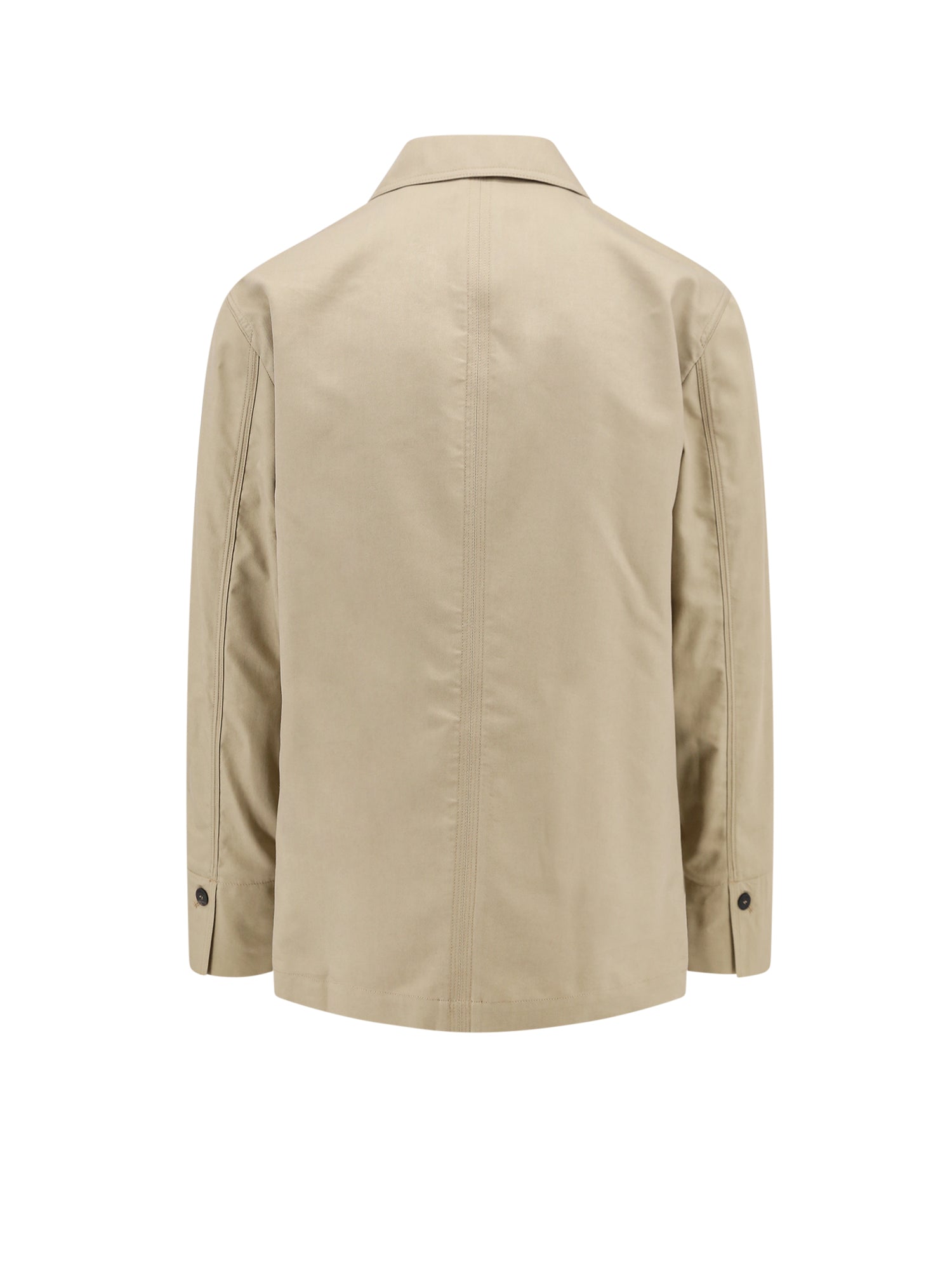Ferragamo Jackets Beige Cotone Viscosa