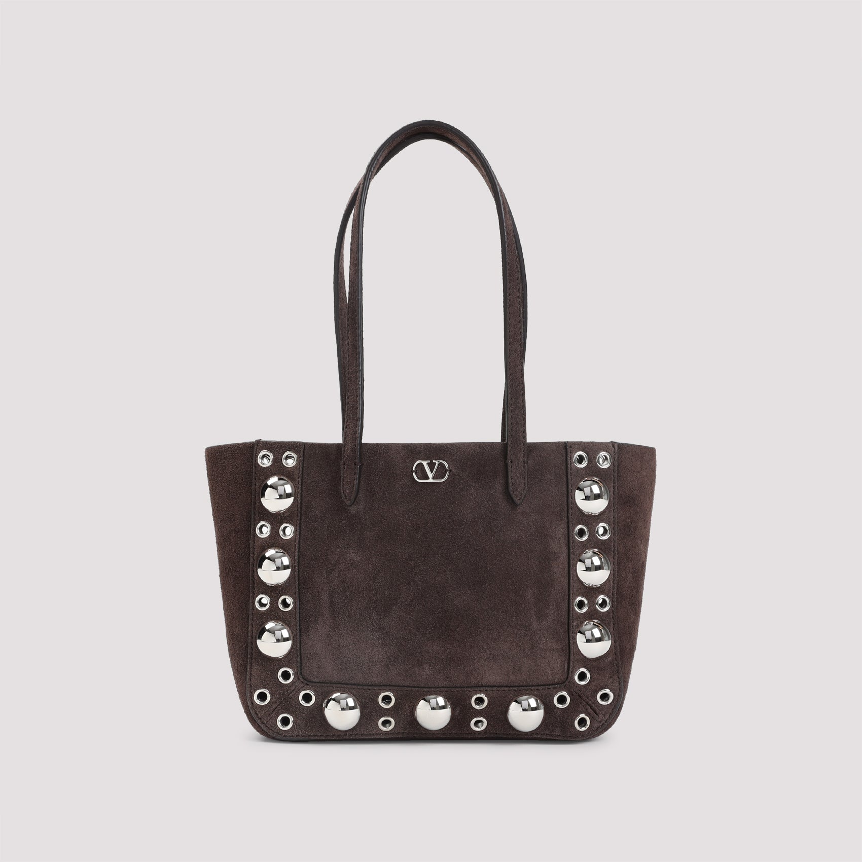 Nellcote Mini Tote Bag Brown Cow Suede Leather
