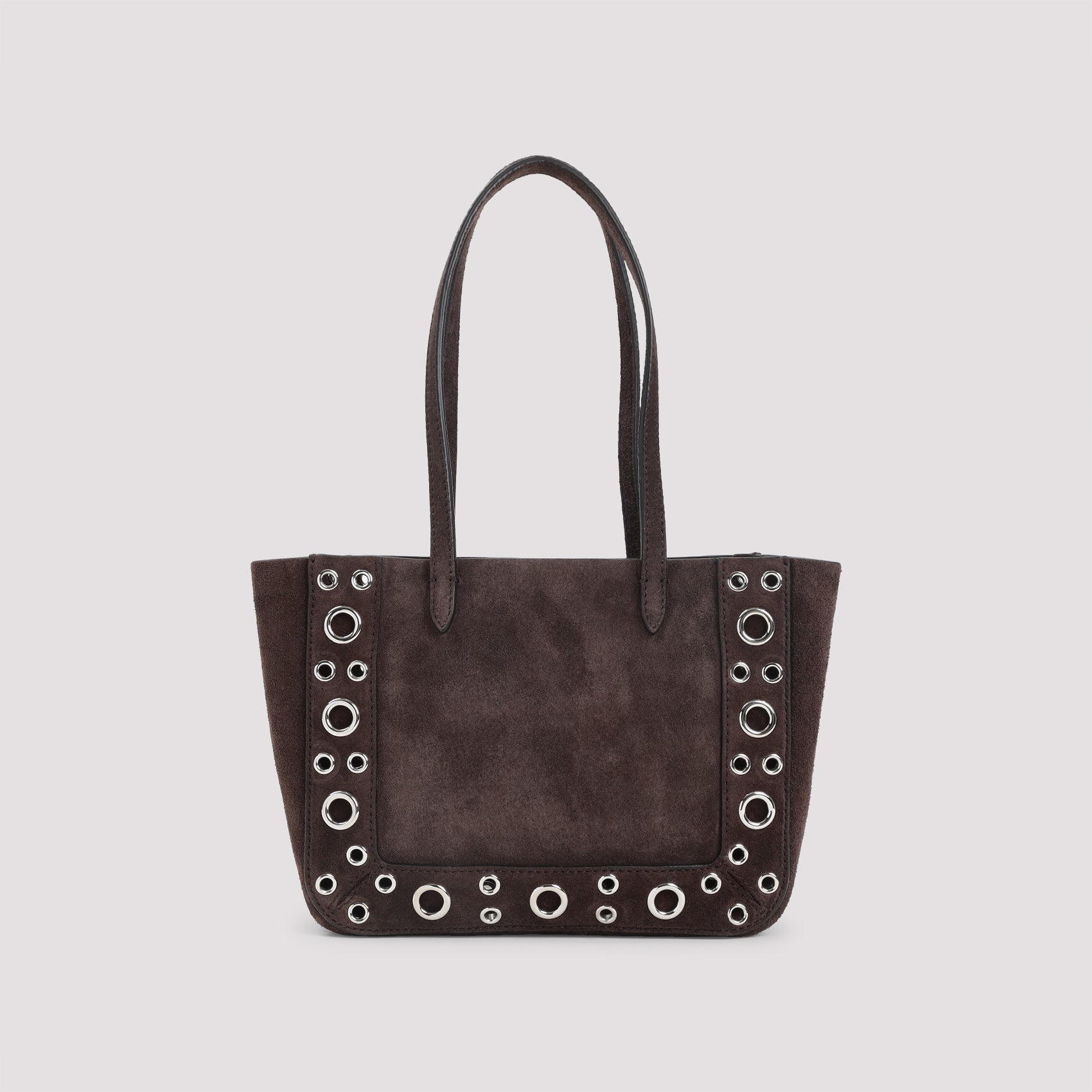 Nellcote Mini Tote Bag Brown Cow Suede Leather