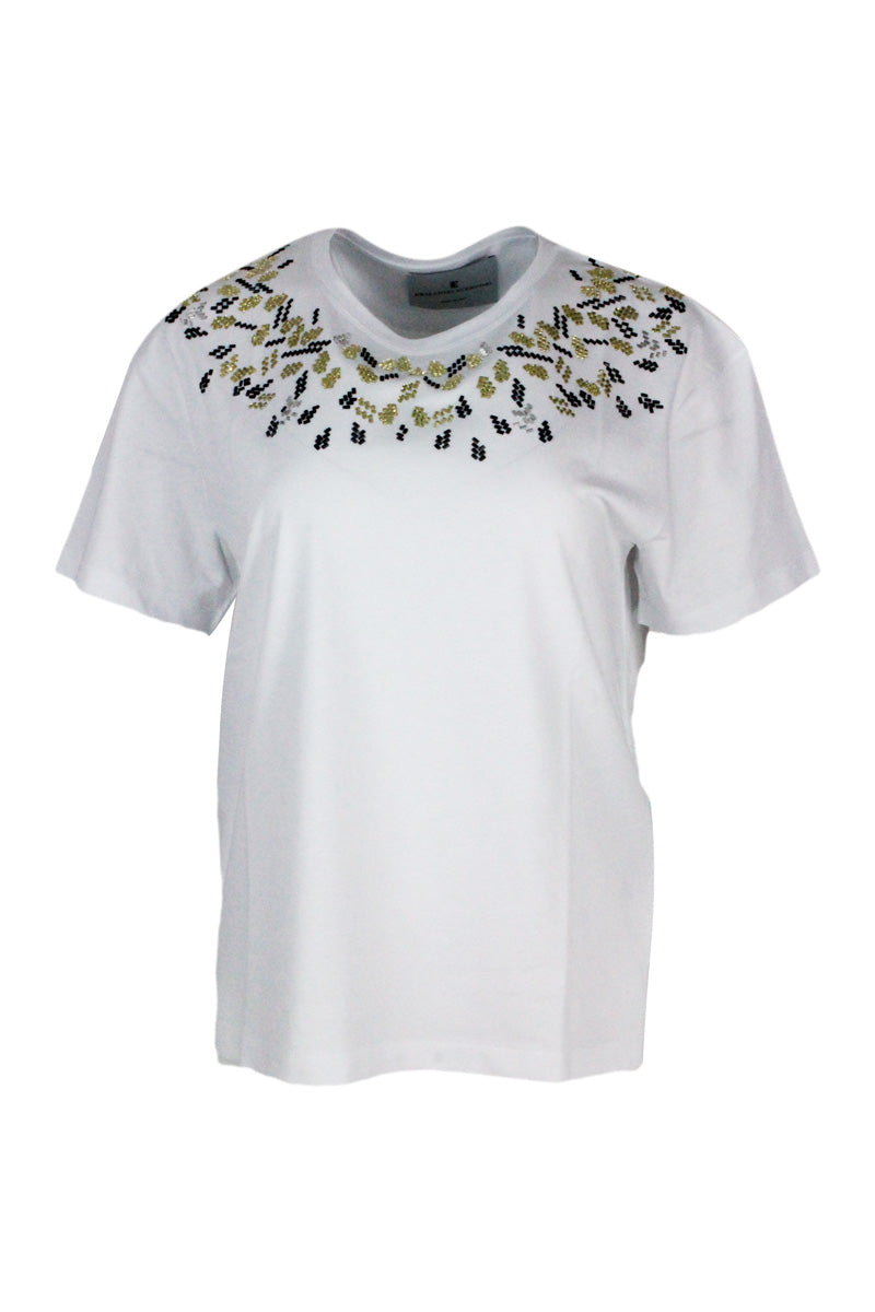Ermanno Scervino T-Shirts And Polos White 100co
