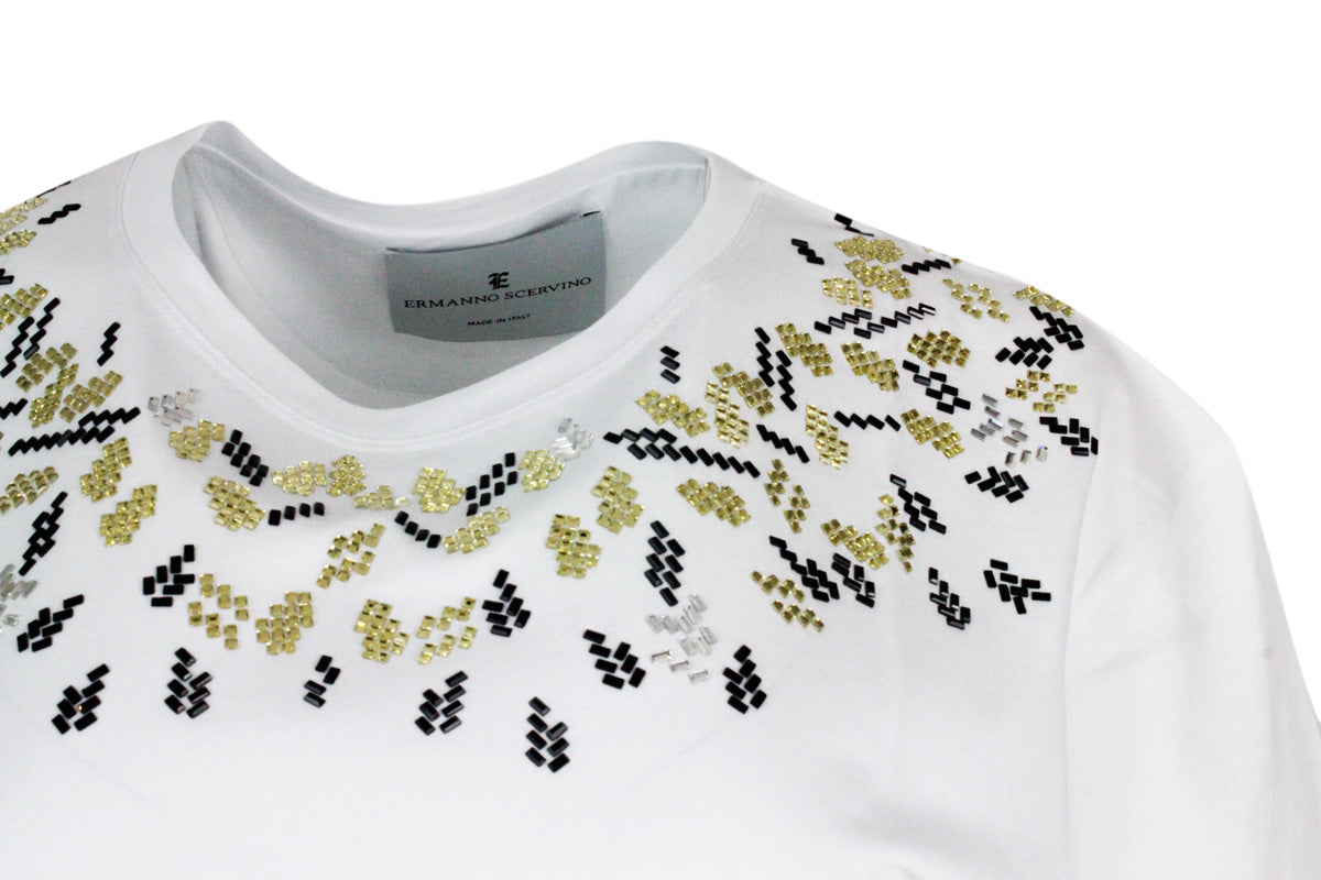Ermanno Scervino T-Shirts And Polos White 100co