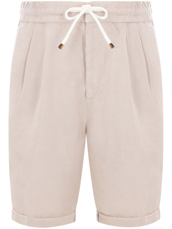 Brunello Cucinelli Linen/Flax 100% shorts in beige