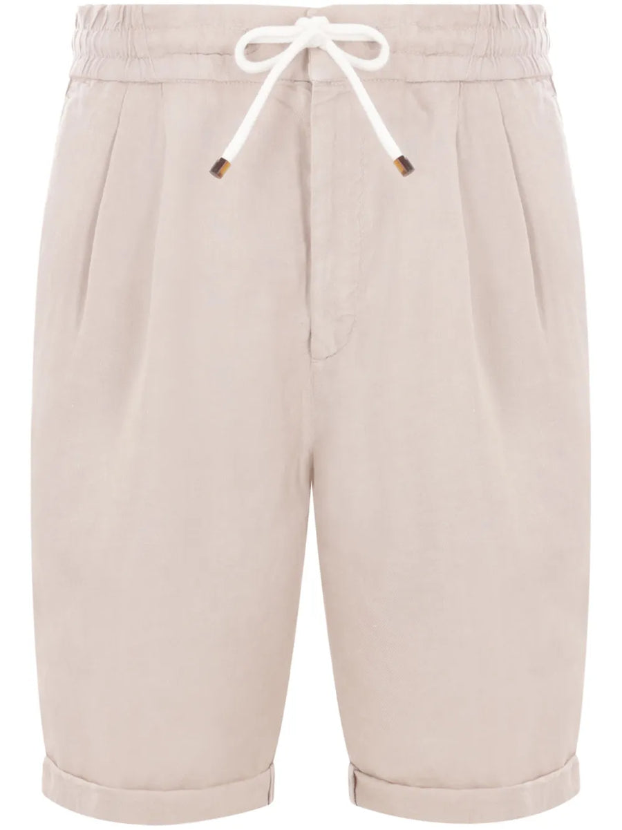 Brunello Cucinelli Linen/Flax 100% shorts in beige