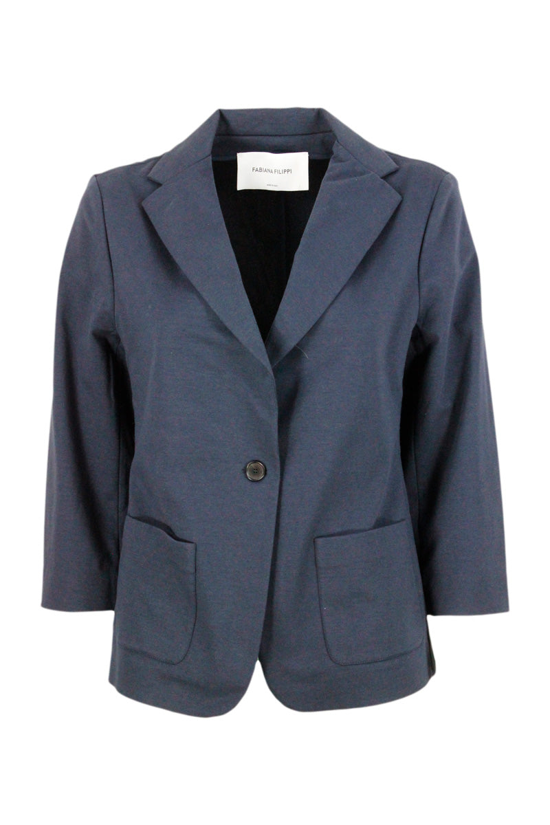 Fabiana Filippi Jackets Blue 57co 39pa 4ea