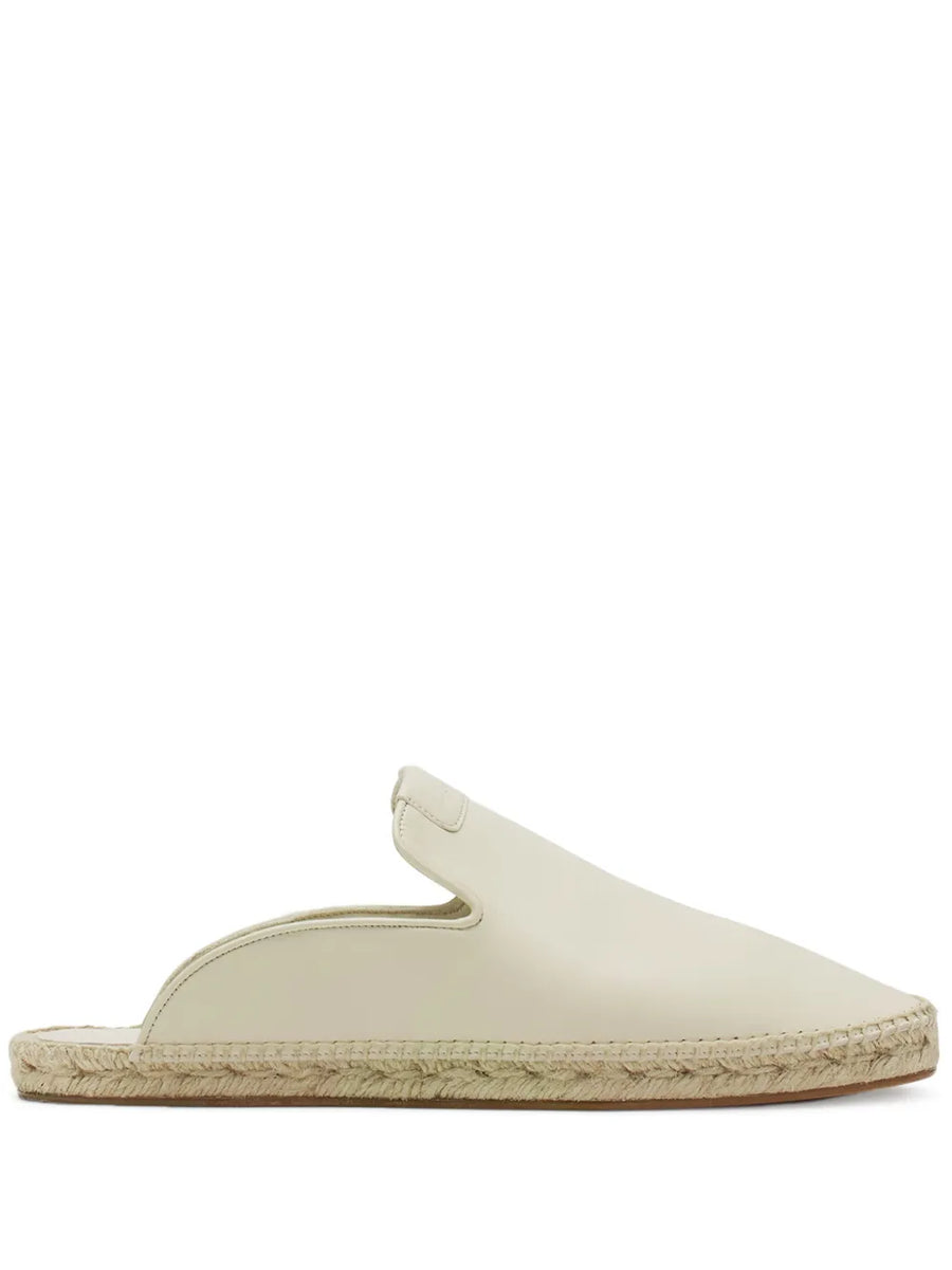 Lanvin Leather espadrille flat in cream