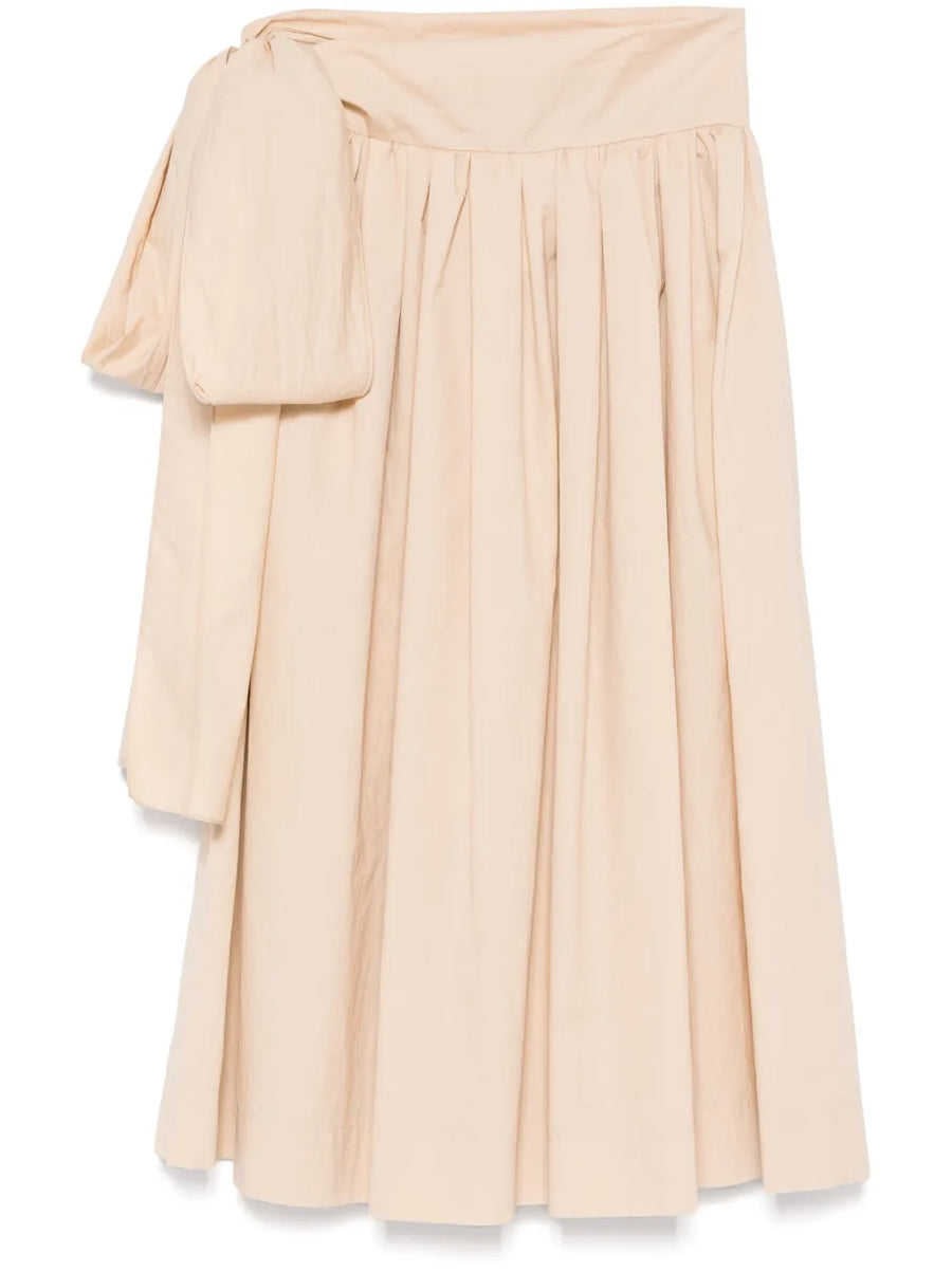 Fabiana Filippi Cotton 75% skirt in beige