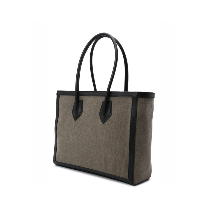 Balmain B-Army Shopper Bag Green Cotton