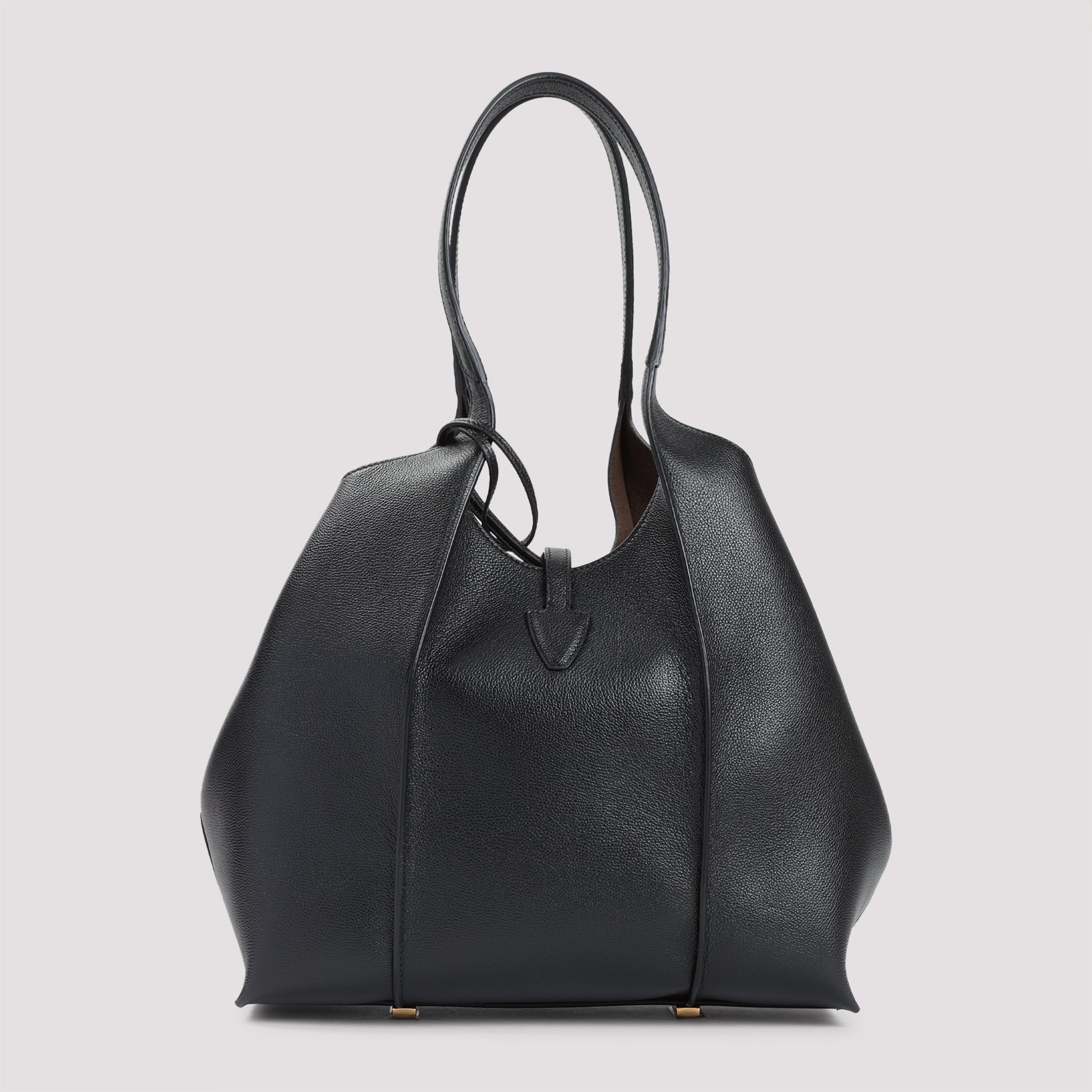 Bag Black Grained Leather