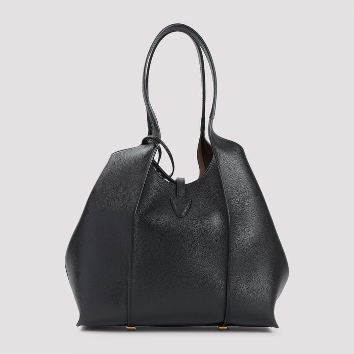 Bag Black Grained Leather