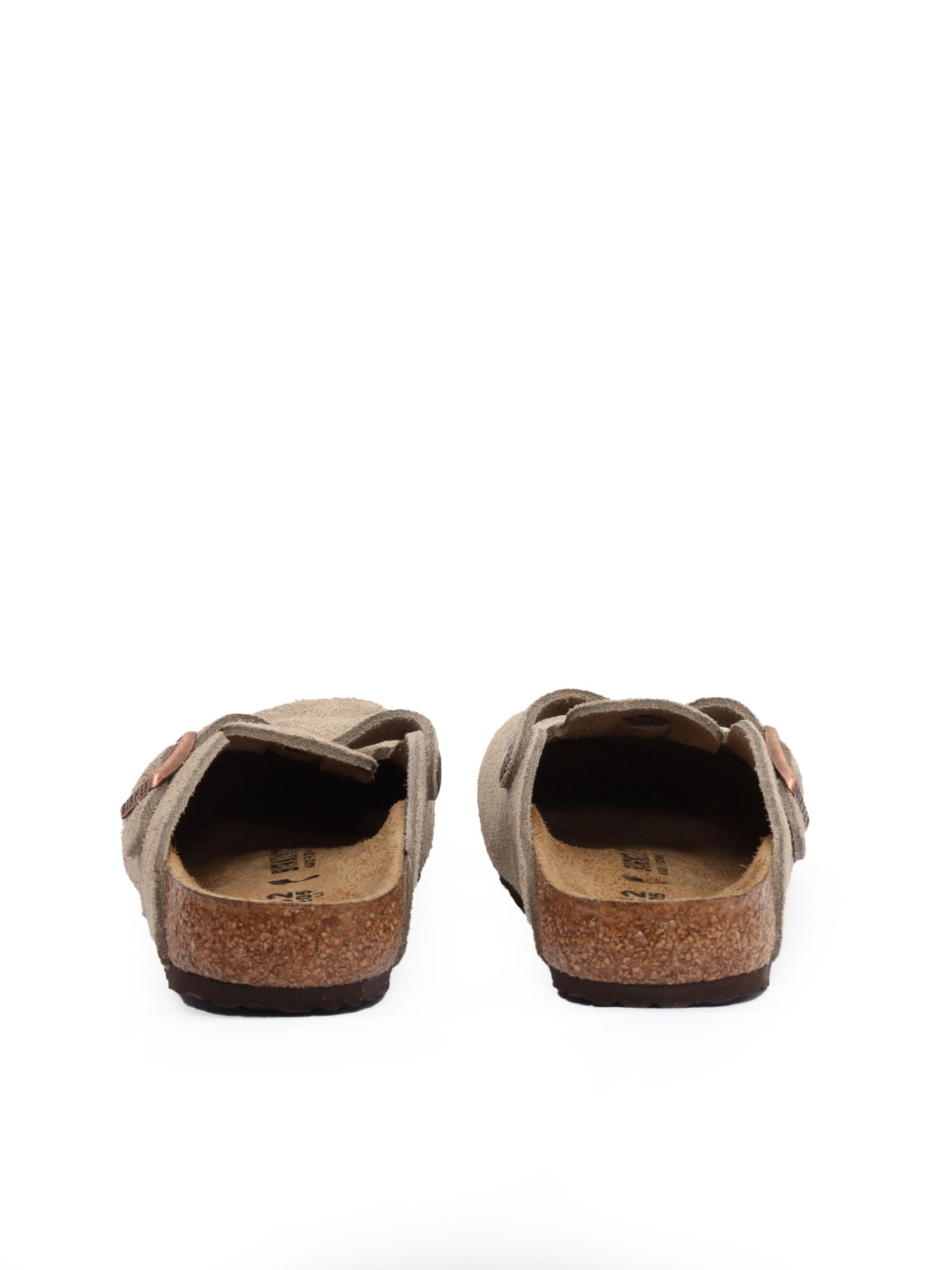 Boston Kids taupe, Suede Leather Tortora Sole In Eva Ciabattina