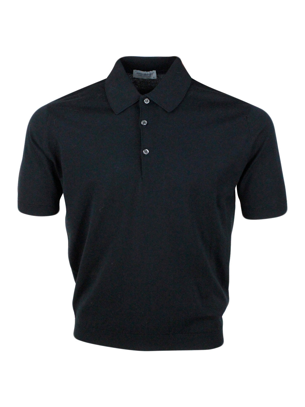 John Smedley T-Shirts And Polos Black 100co