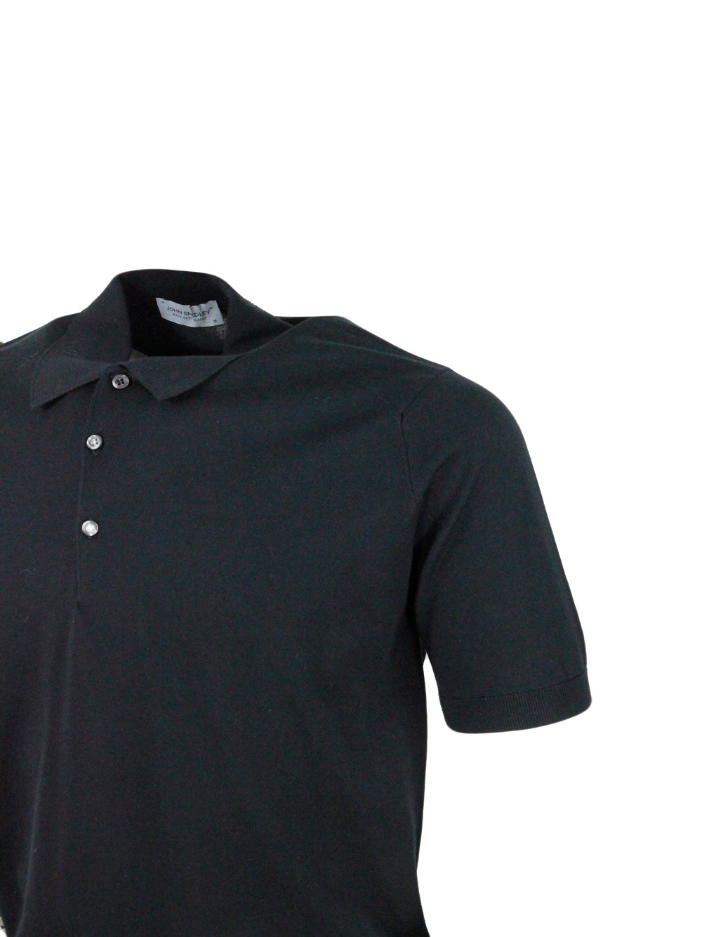 John Smedley T-Shirts And Polos Black 100co