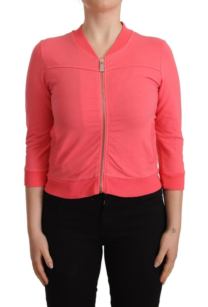 Blumarine 100% Cotton cardigan in pink