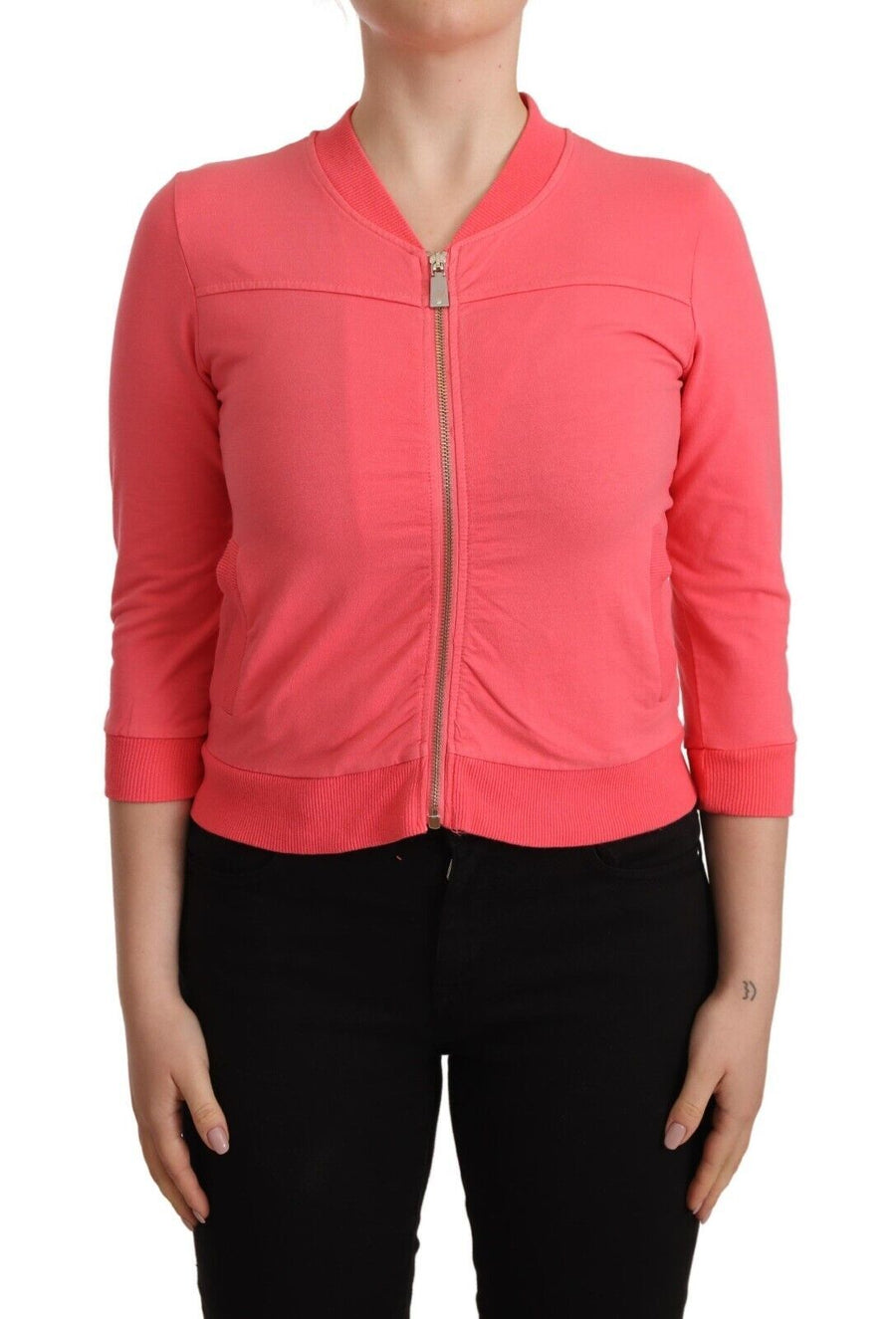 Blumarine 100% Cotton cardigan in pink