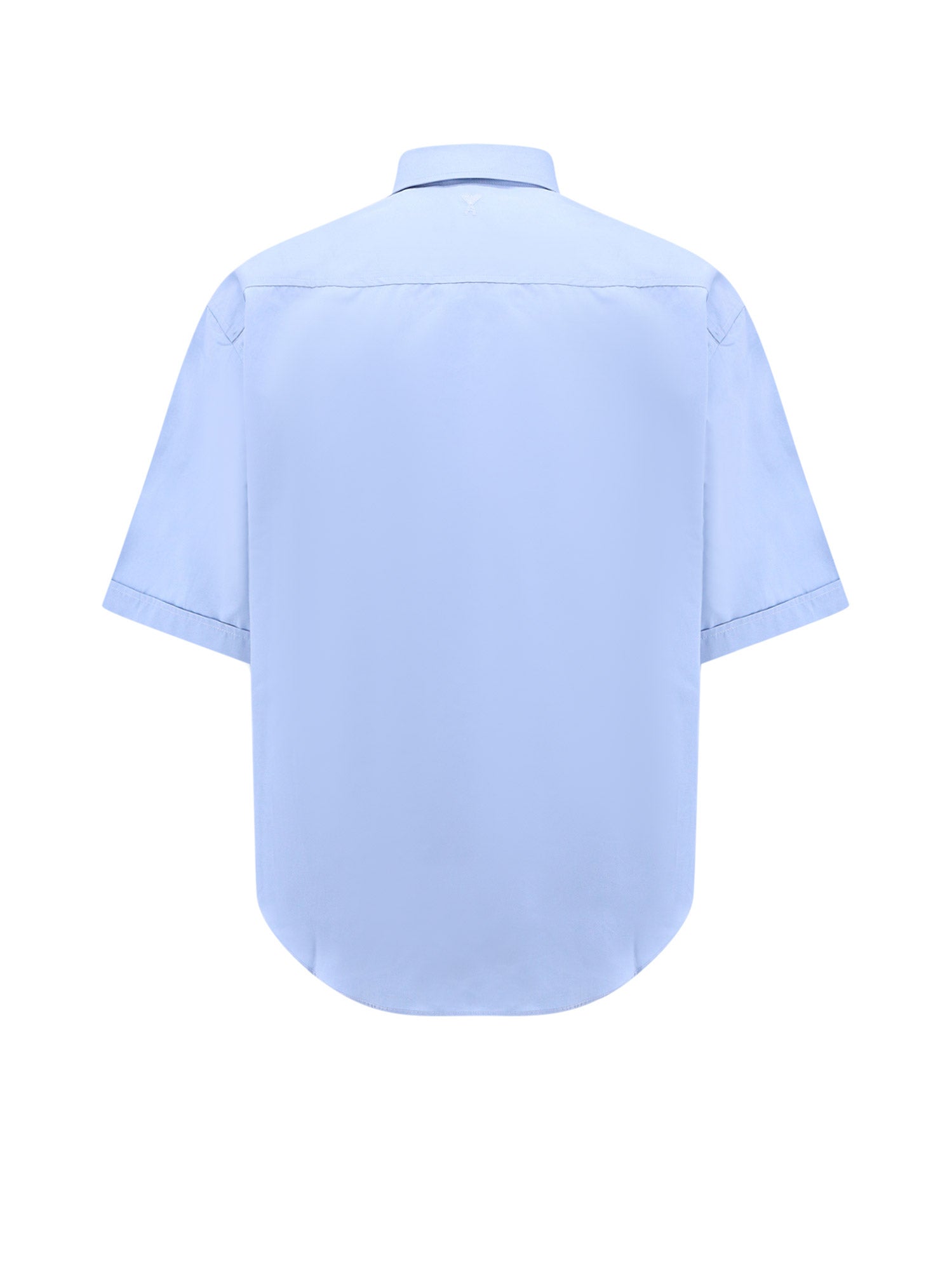 Ami Paris Shirts Blue Cotone