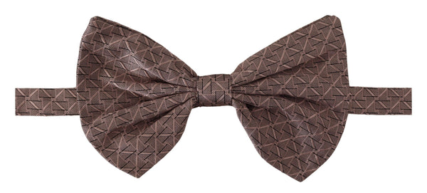Dolce & Gabbana 100% Silk bow tie in gray