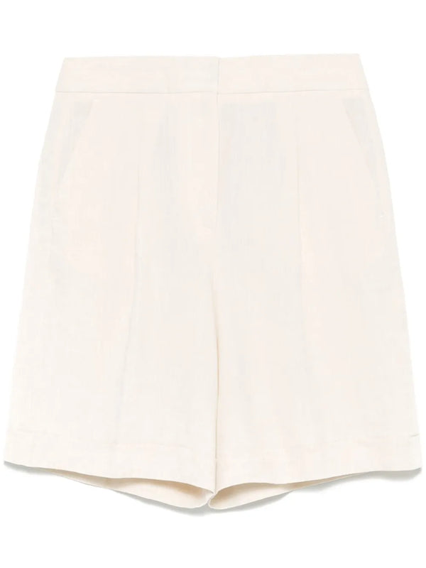 Peserico Outer: Linen/Flax 100%; Lining: Acetate 61% shorts in ecru