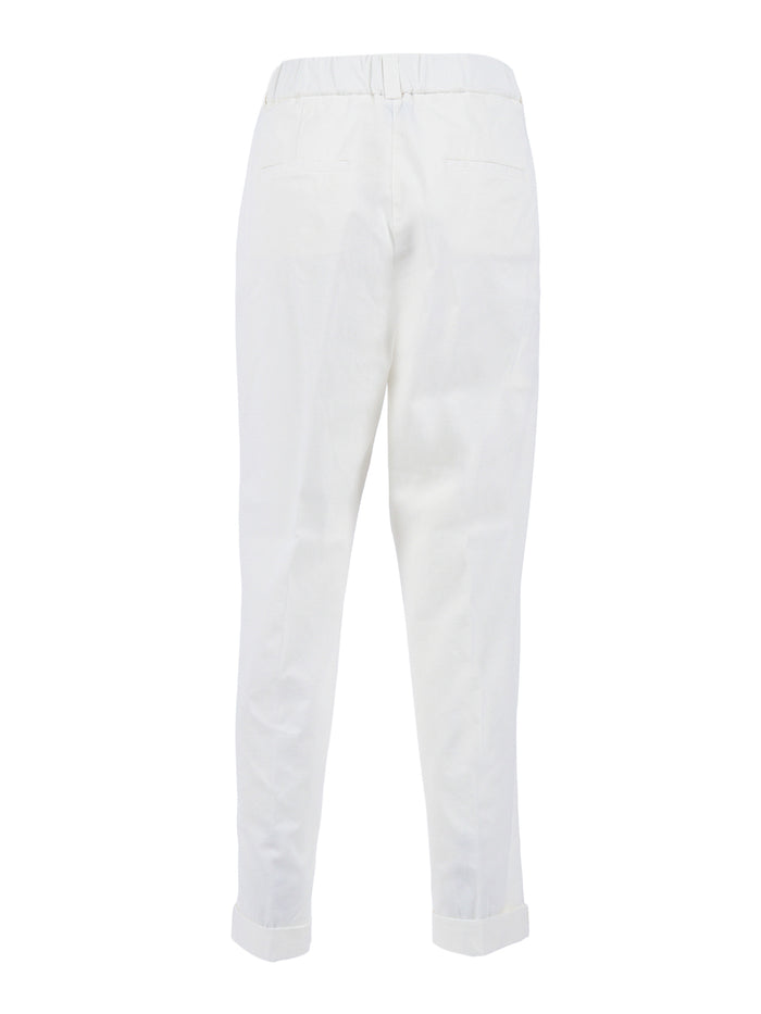 WOMAN TROUSERS White Pant