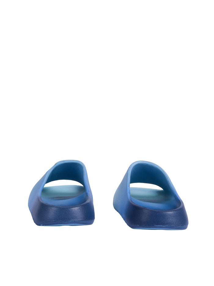 Zion Slippers Light Blue Polyvinyl Chloride Ciabattina