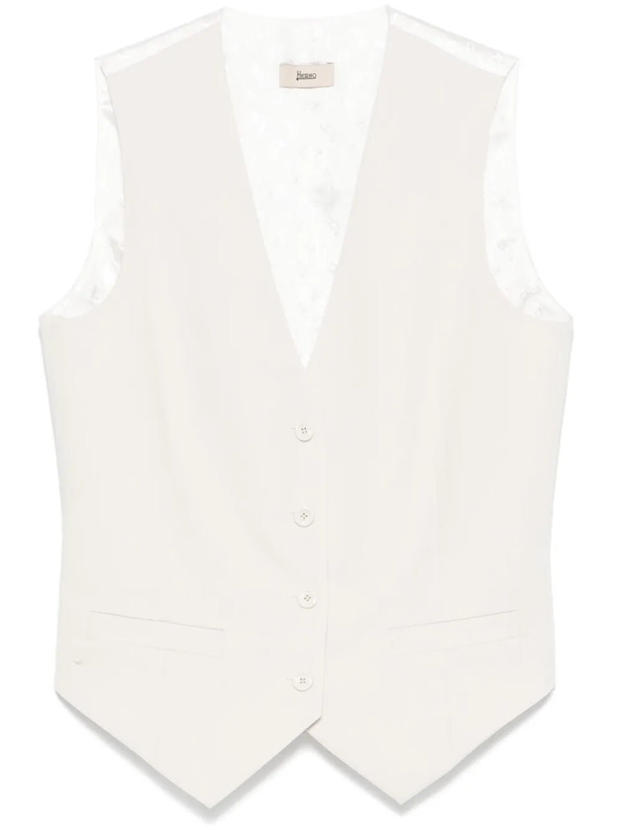 Herno Outer: Polyester 72% vest in white