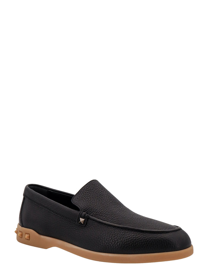 Valentino Garavani Flat Shoes Black Pelle