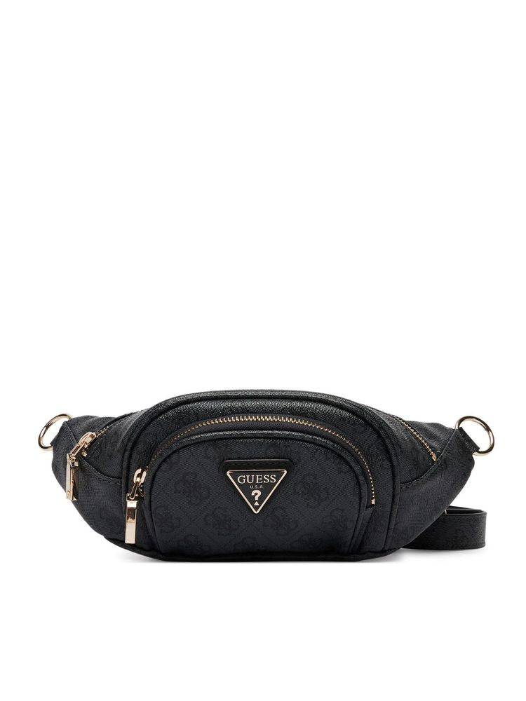 Guess Pouch Coal Logo Polyurethane Bags / Pouches