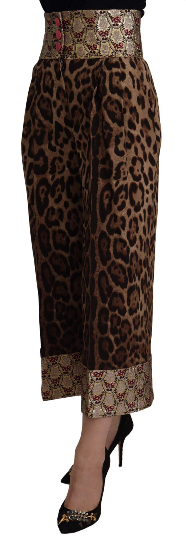 Dolce & Gabbana 68% Wool trousers in brown