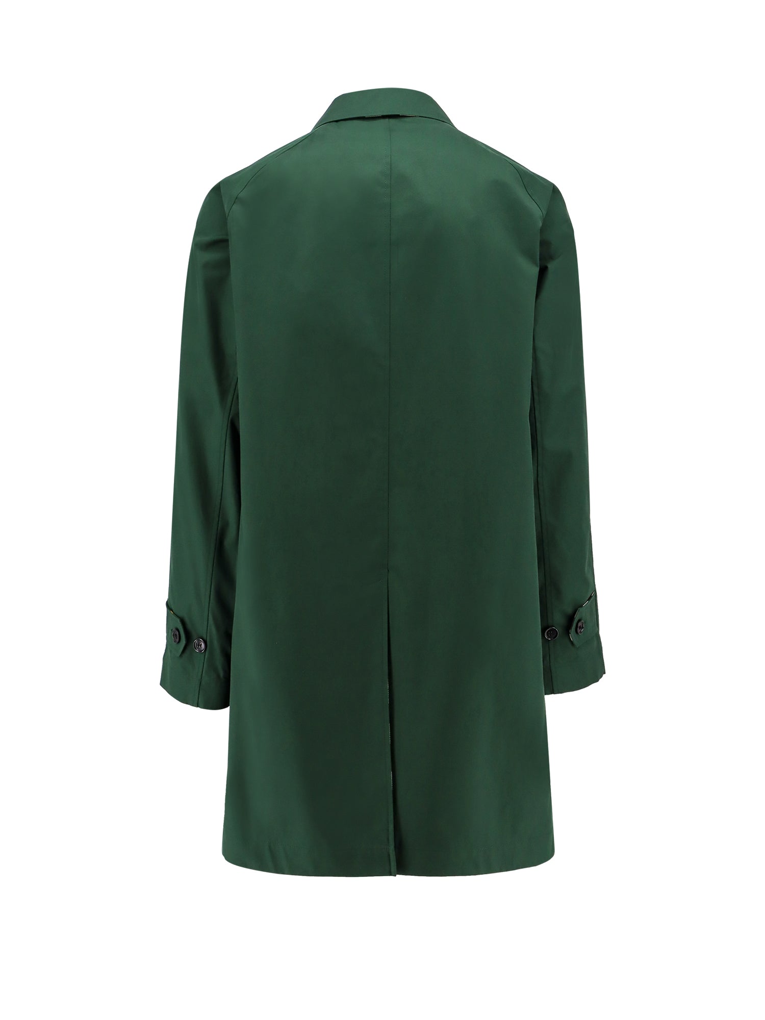 Burberry Coats Green Cotone