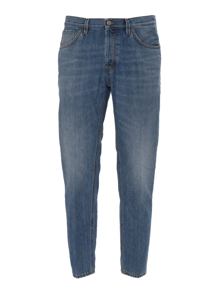 BRIGHTON PANTS Blue Cotton Jean