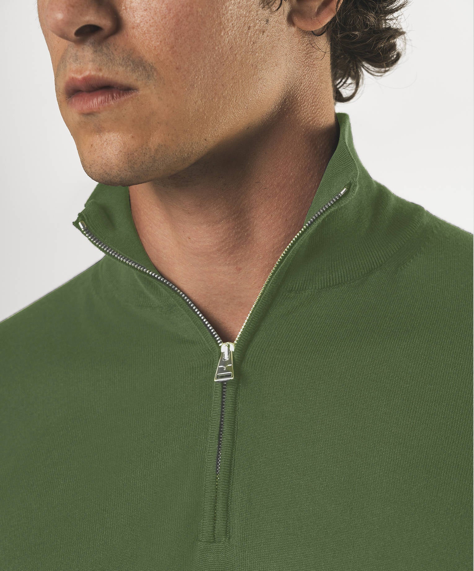 Sea Island T-Shirt Cozumel Olive Light Knitwear