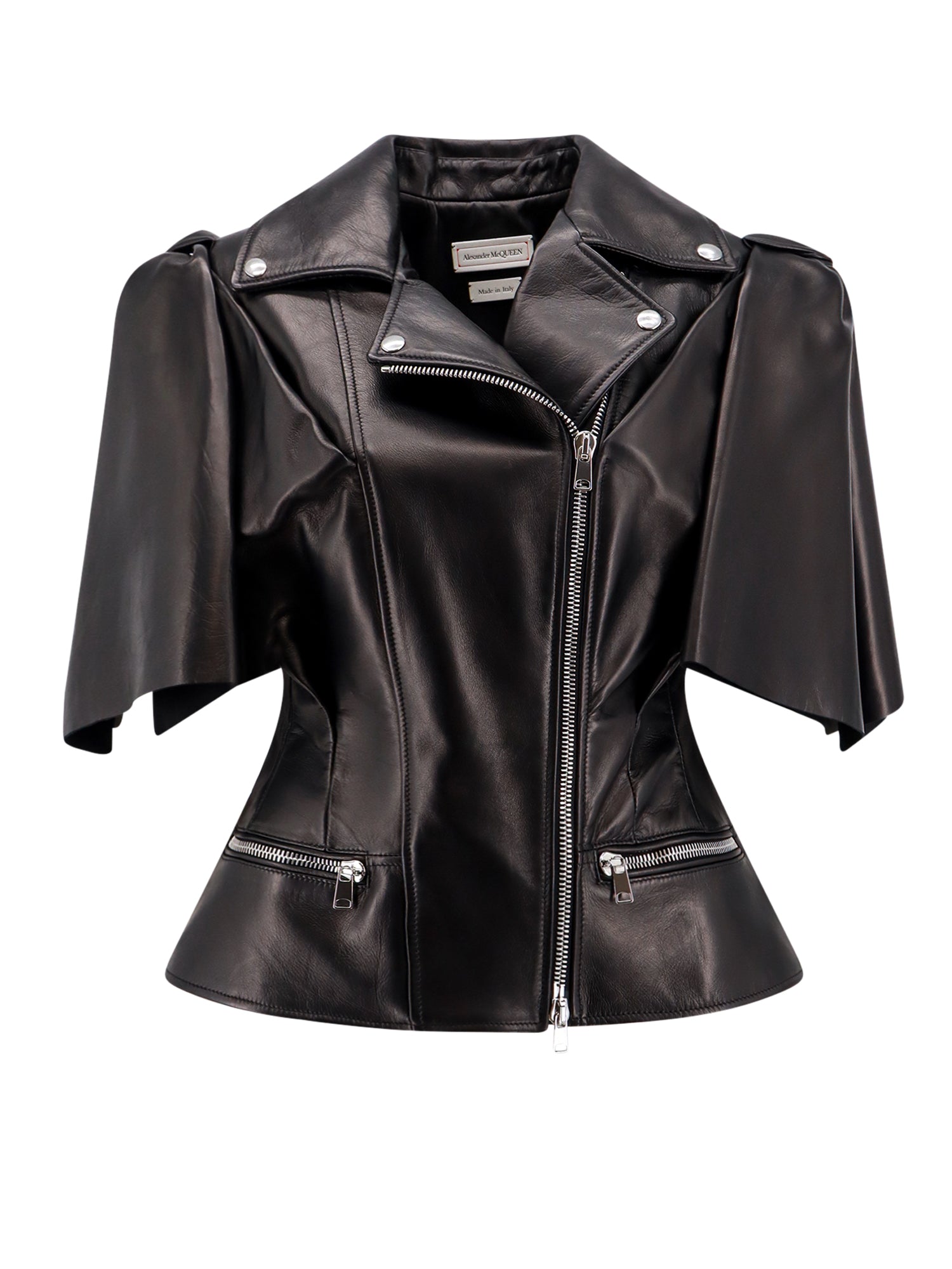 Alexander McQueen Jackets Black Pelle