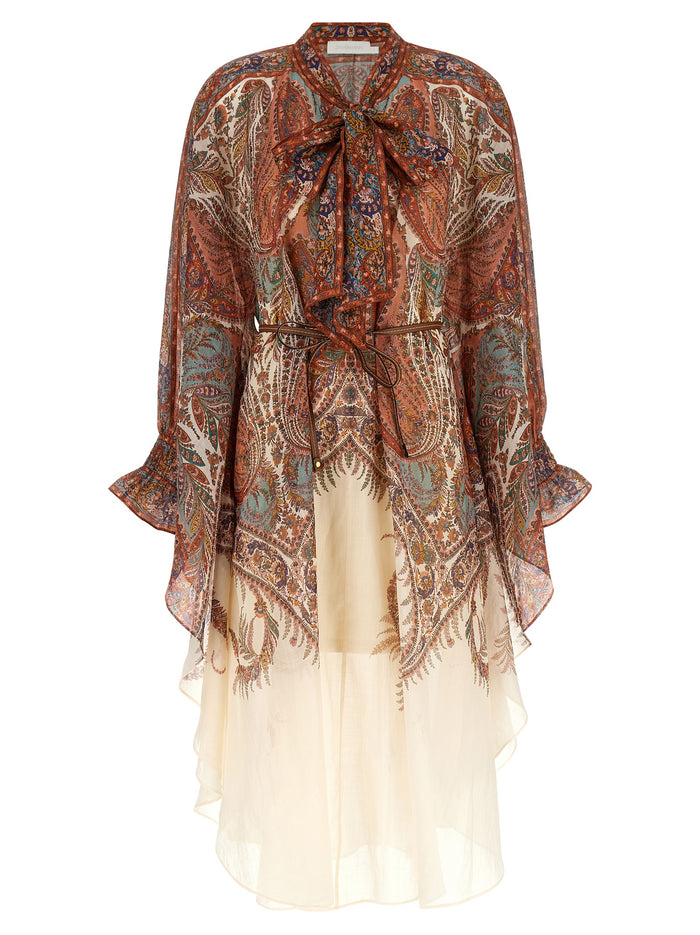 Rhiannon dress Brown Ramie