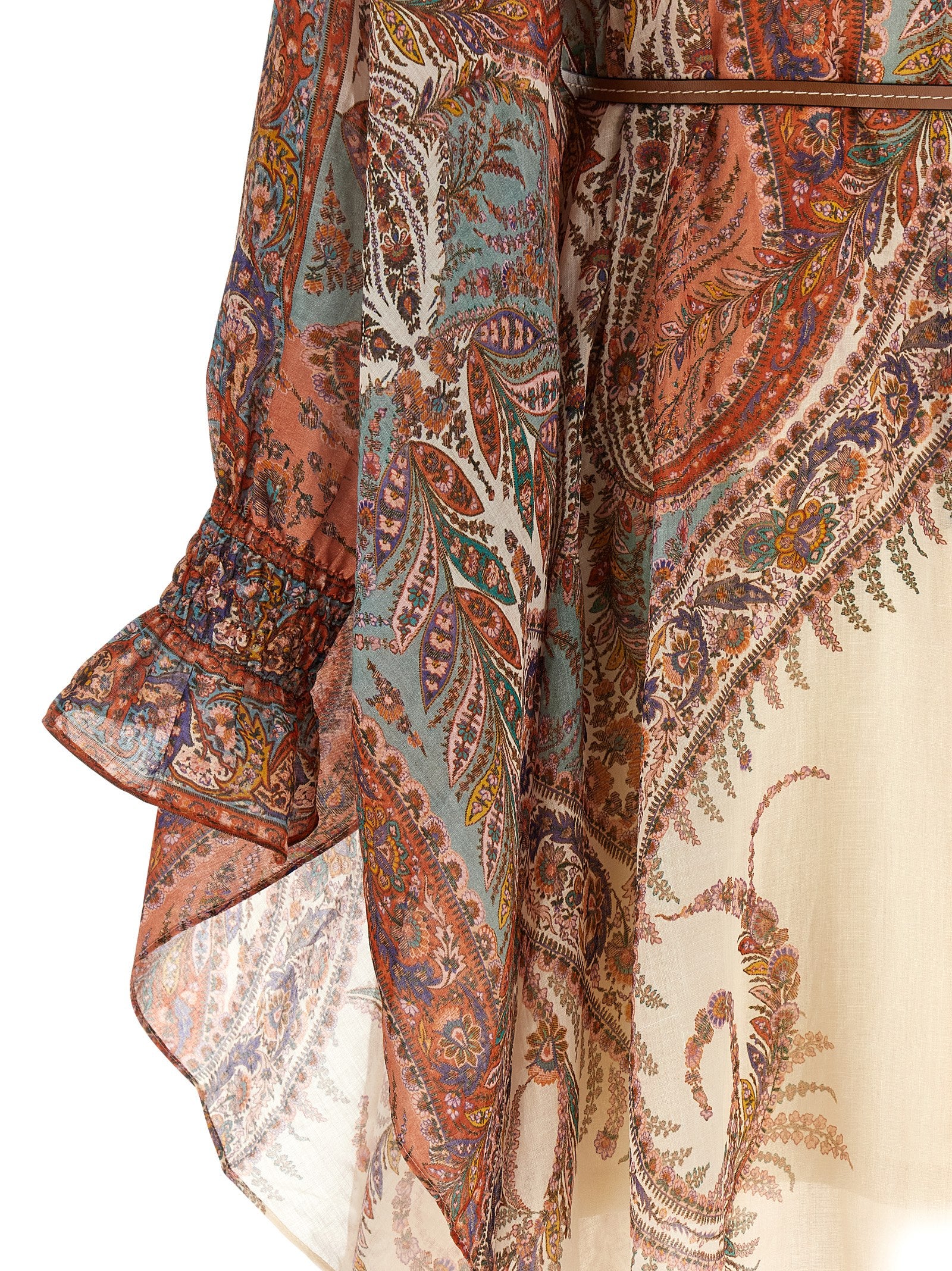 Rhiannon dress Brown Ramie