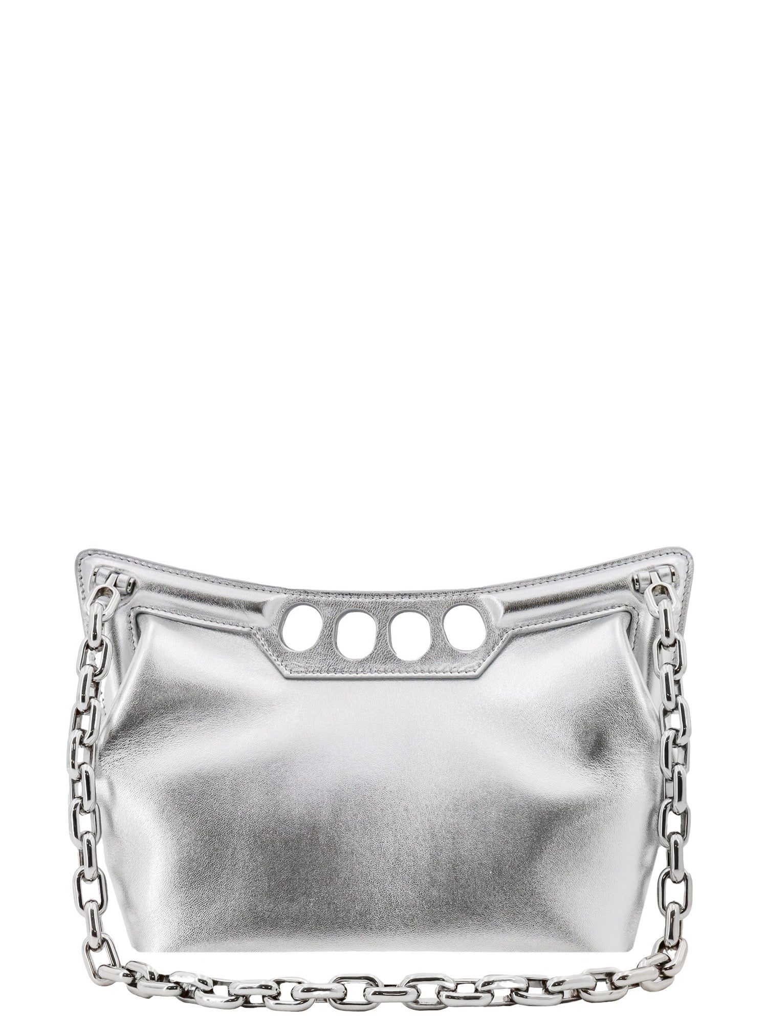 Alexander Mcqueen Bags Silver Pelle