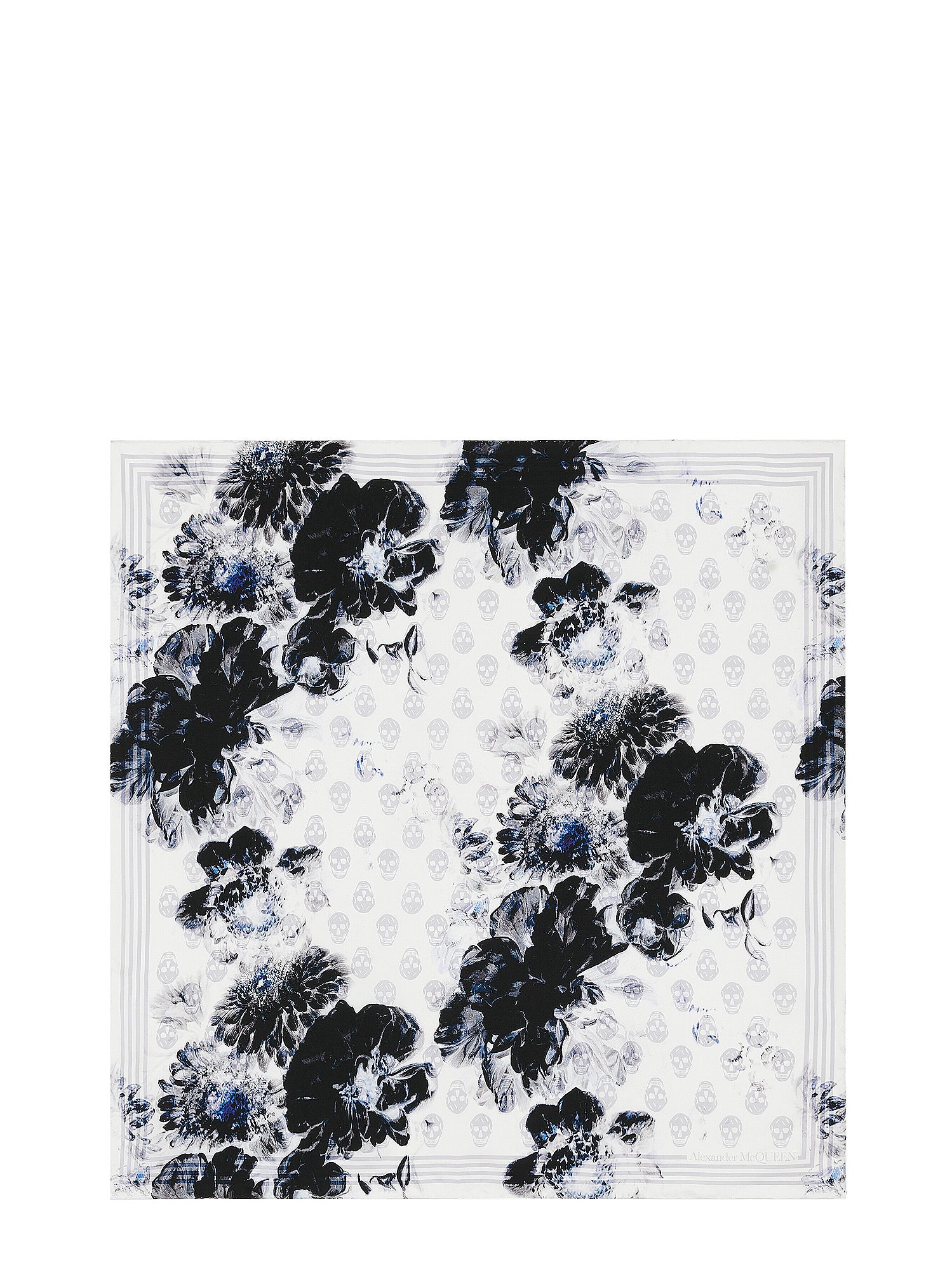 Alexander Mcqueen Scarfs White Seta